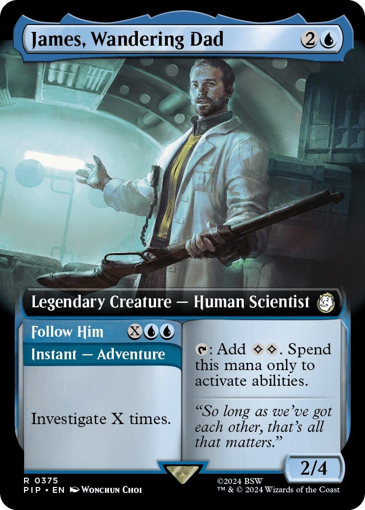 Image for James, Wandering Dad (Extended Art) (375) (PIP) - Magic: The Gathering