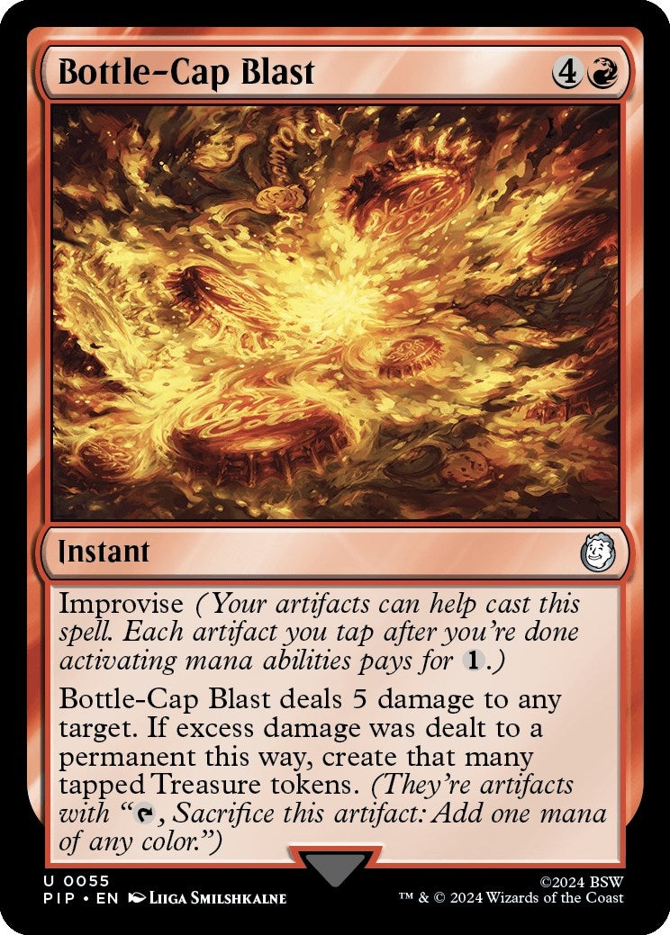 Image for Bottle-Cap Blast (55) (PIP) - Magic: The Gathering