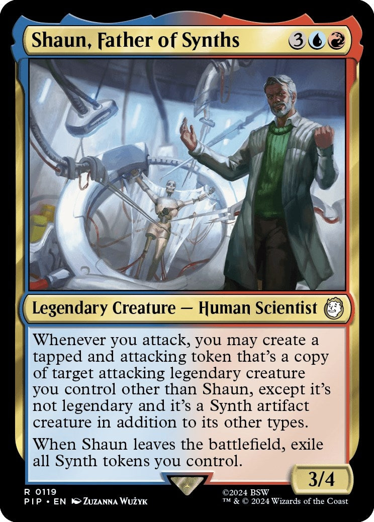 Image for Shaun, Father of Synths (119) (PIP) - Magic: The Gathering