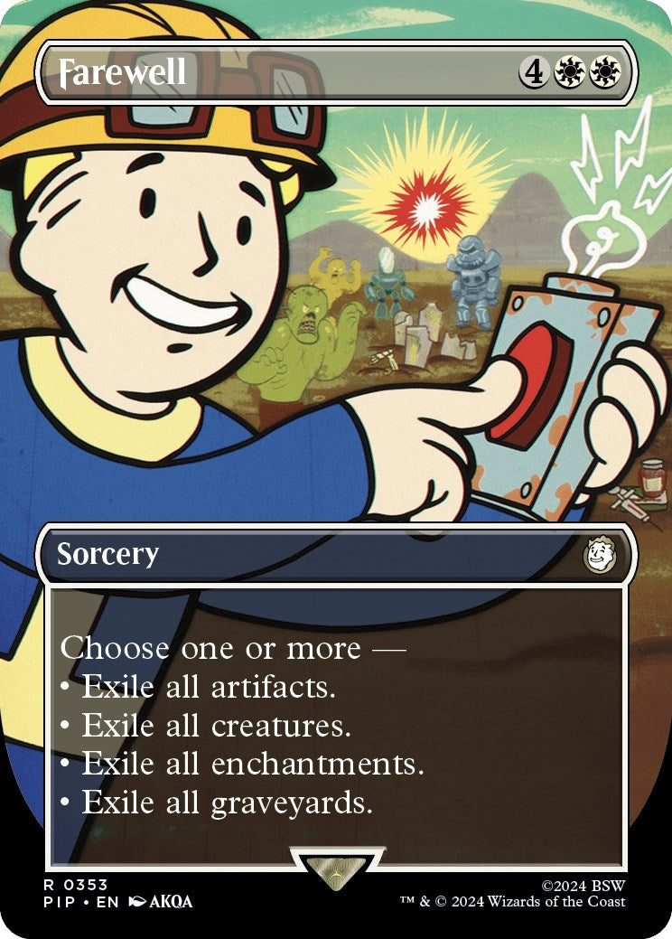 Image for Farewell (Borderless) (353) (PIP) - Magic: The Gathering