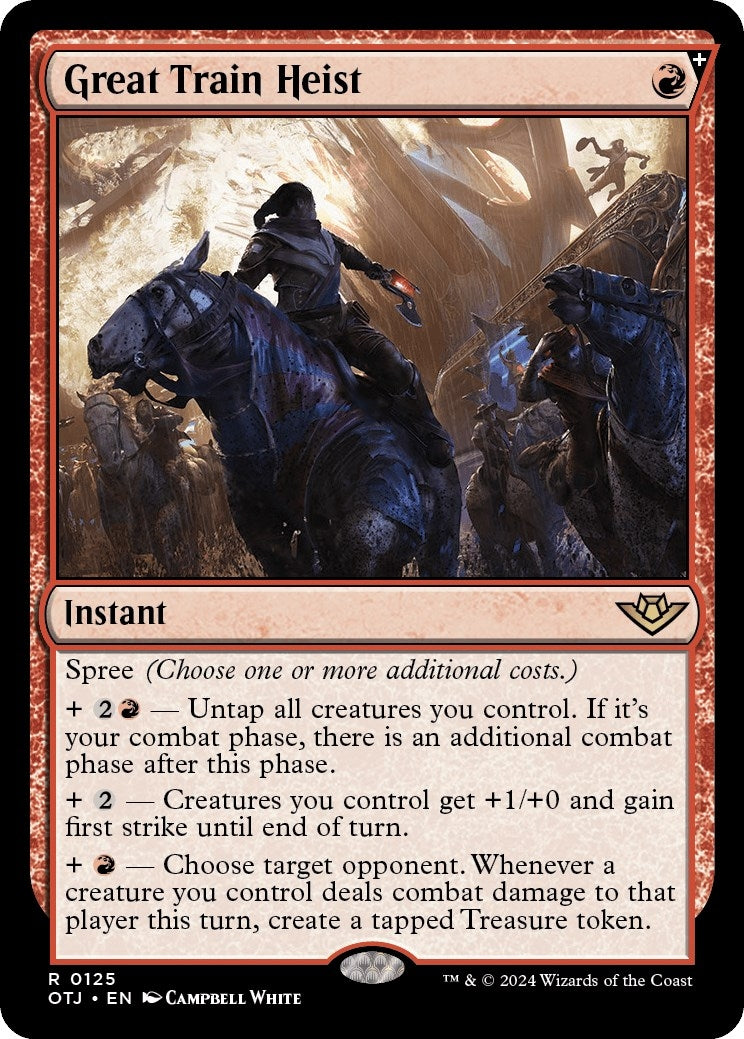 Image for Great Train Heist (125) (OTJ) - Magic: The Gathering