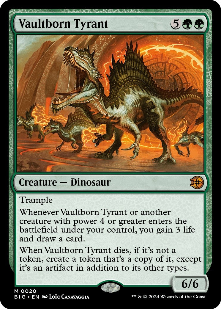 Image for Vaultborn Tyrant (20) (BIG) - Magic: The Gathering