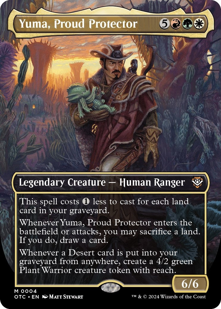Image for Yuma, Proud Protector (Borderless) (4) (OTC) - Magic: The Gathering