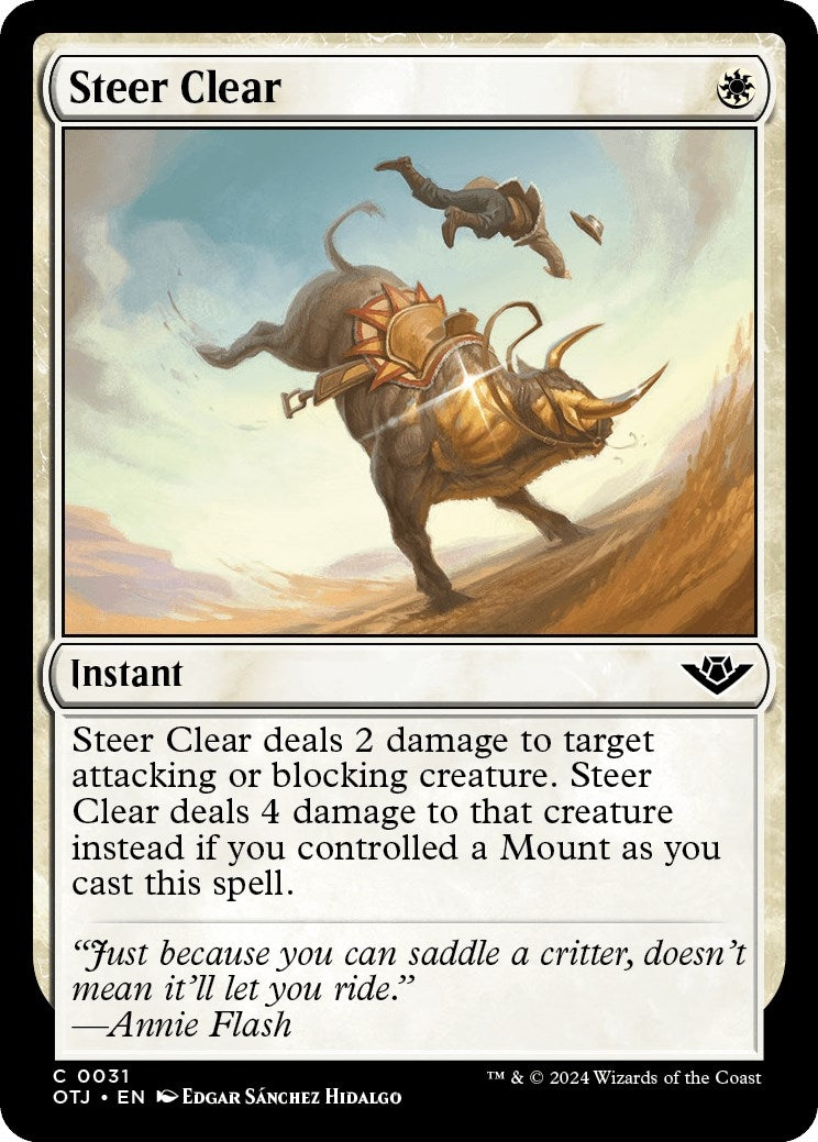 Steer Clear (31) (OTJ) French