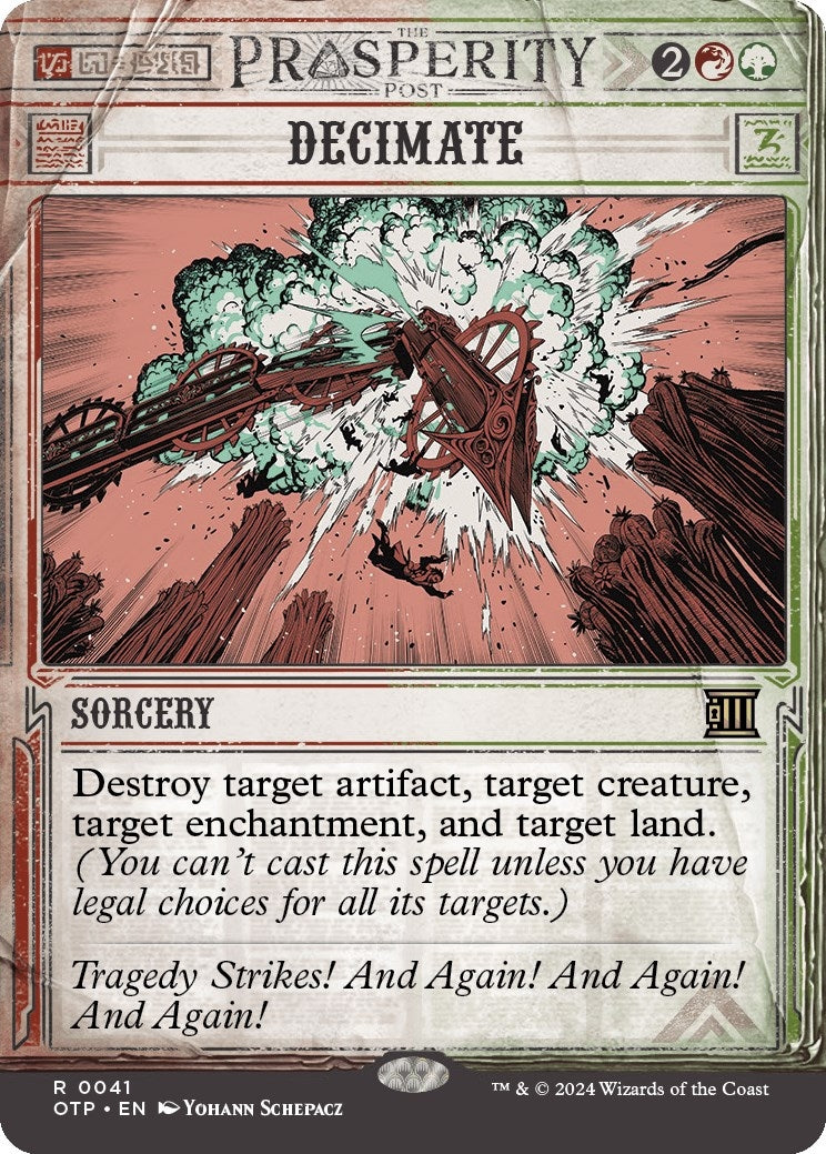 Image for Decimate (41) (OTP) - Magic: The Gathering