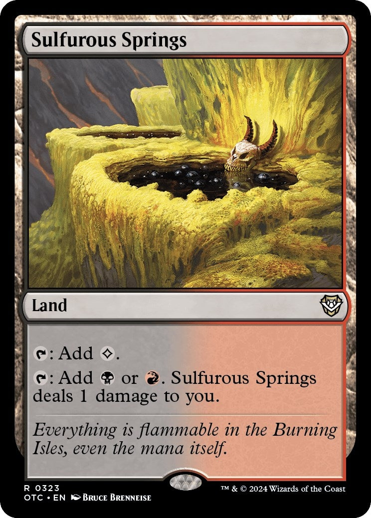 Image for Sulfurous Springs (323) (OTC) - Magic: The Gathering