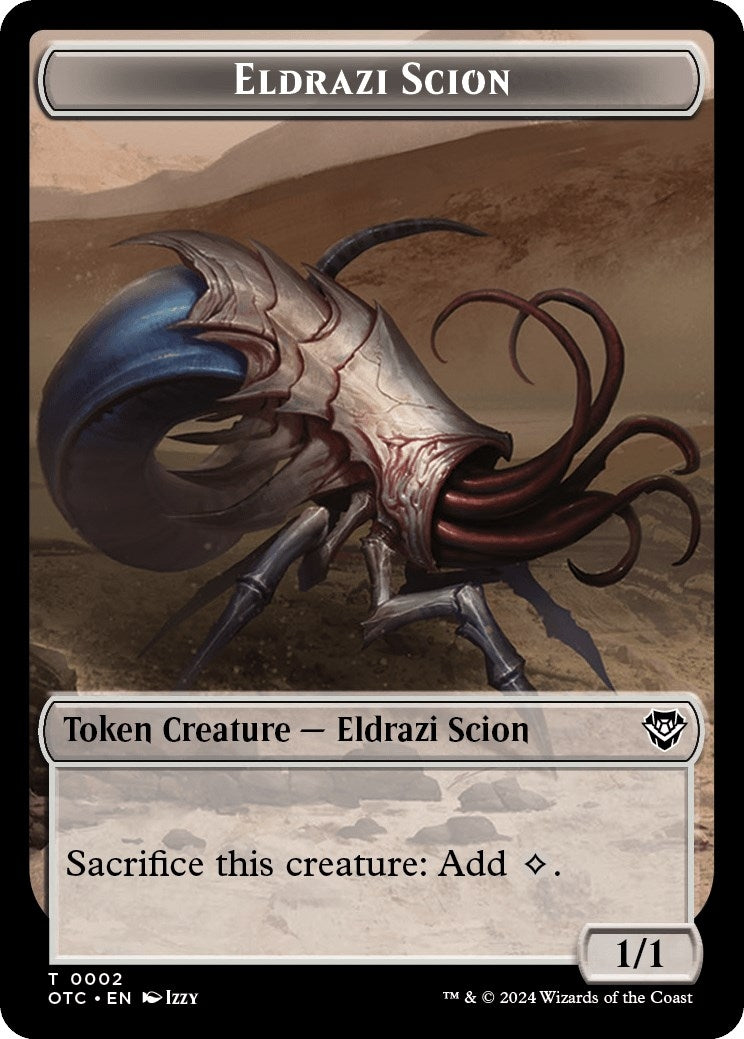 Image for Eldrazi Scion // Manifest Double-Sided Token (2 // 28) (OTC) - Magic: The Gathering