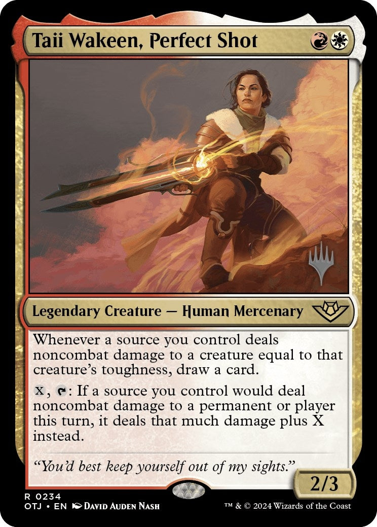 Image for Taii Wakeen, Perfect Shot (234) (PPOTJ) - Magic: The Gathering
