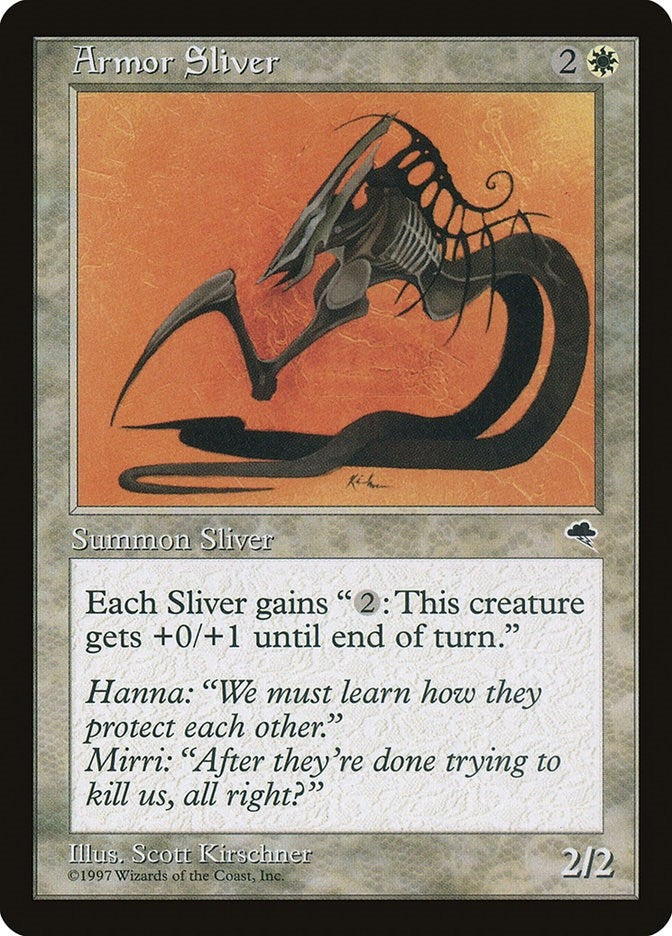 Armor Sliver (4) (TMP) French