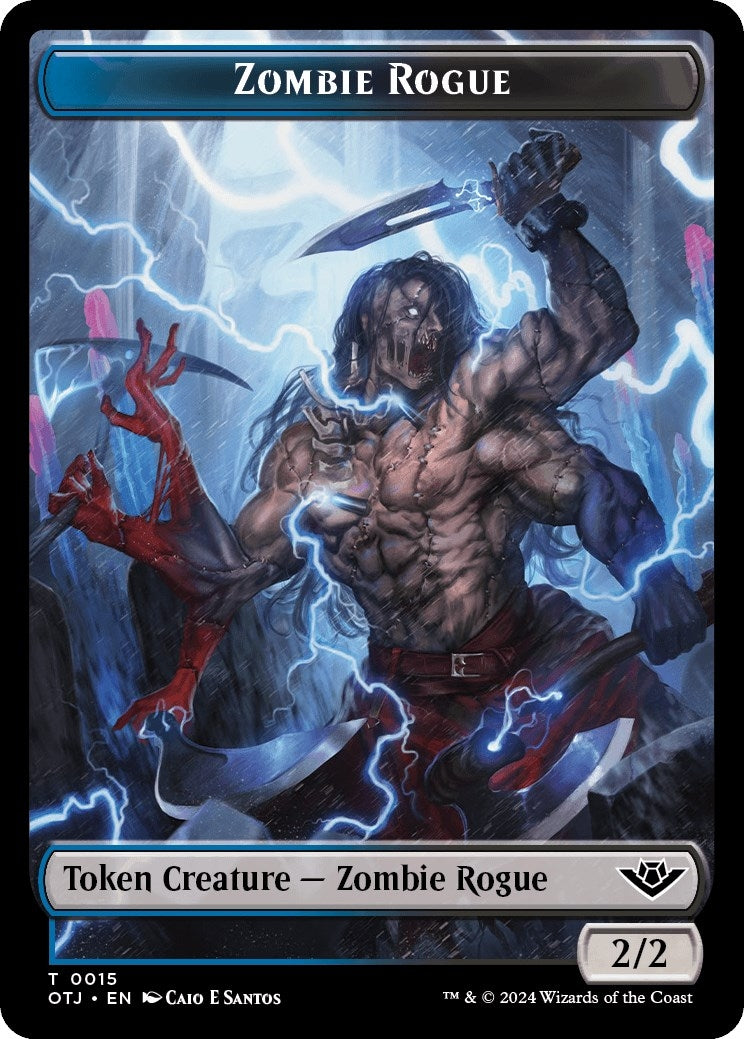 Image for Zombie Rogue Token (15) (OTJ) - Magic: The Gathering