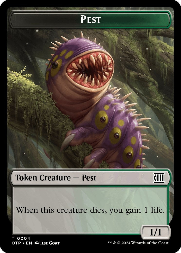 Image for Pest Token (4) (OTP) - Magic: The Gathering