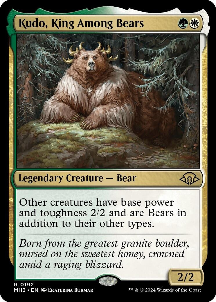 Kudo, King Among Bears (192) (MH3) Japanese