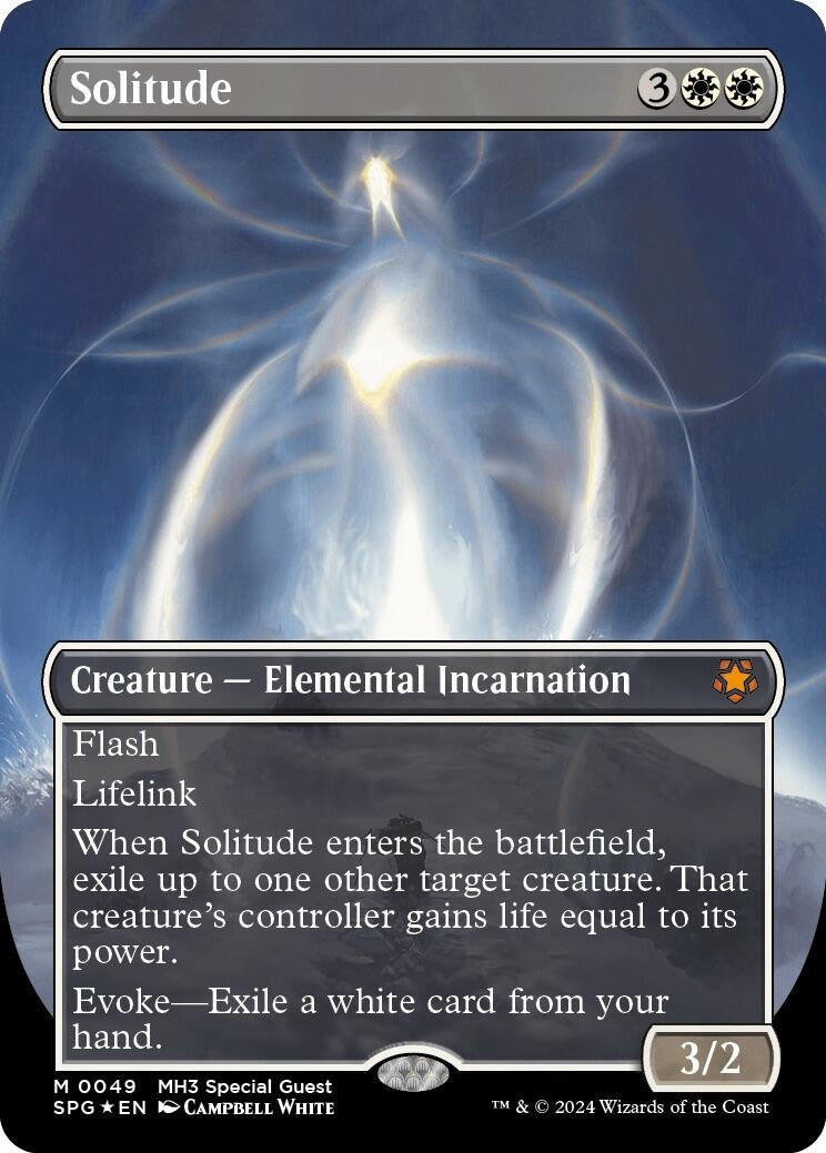 Image for Solitude (Borderless) (Textured Foil) (49) (SPG) - Magic: The Gathering