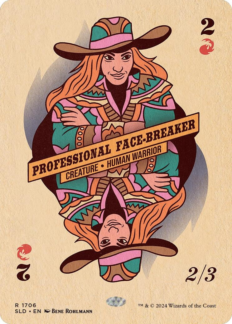 Image for Professional Face-Breaker (1706) (SLD) - Magic: The Gathering