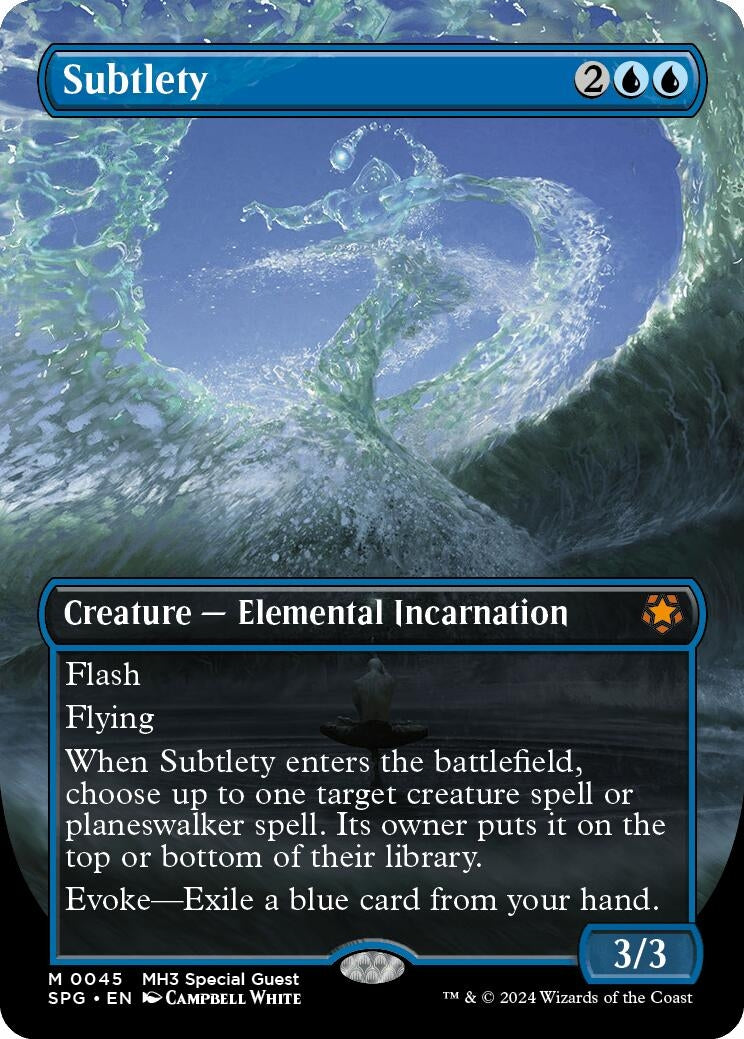 Image for Subtlety (Borderless) (45) (SPG) - Magic: The Gathering