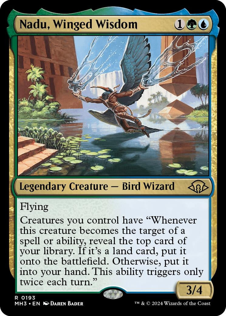 Image for Nadu, Winged Wisdom (193) (MH3) - Magic: The Gathering