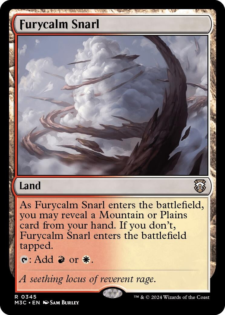 Image for Furycalm Snarl (345) (M3C) - Magic: The Gathering