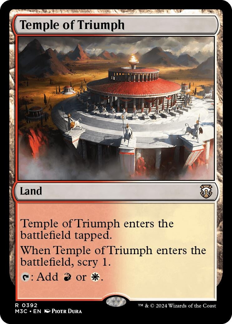 Image for Temple of Triumph (392) (M3C) - Magic: The Gathering