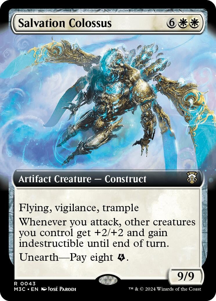 Image for Salvation Colossus (Extended Art) (43) (M3C) - Magic: The Gathering