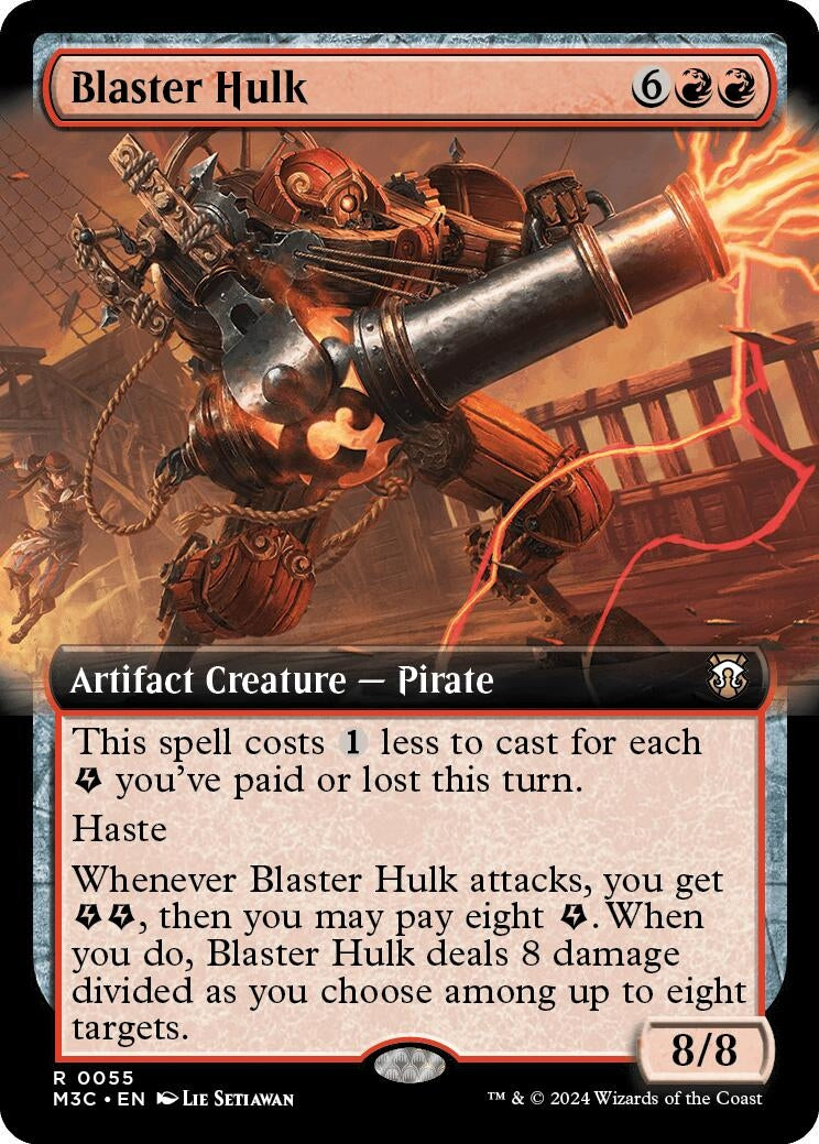 Image for Blaster Hulk (Extended Art) (Ripple Foil) (55) (M3C) - Magic: The Gathering