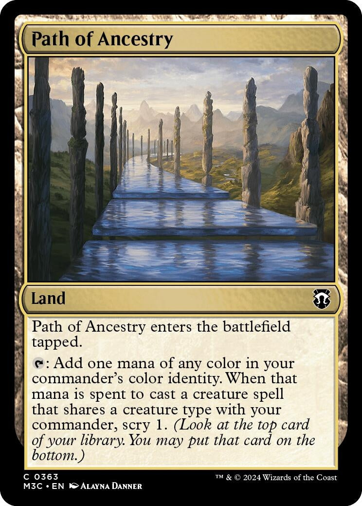 Image for Path of Ancestry (363) (M3C) - Magic: The Gathering