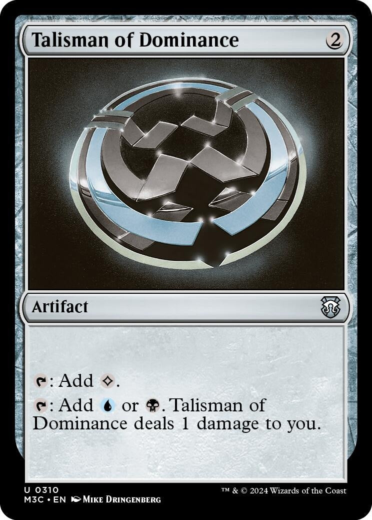 Image for Talisman of Dominance (310) (M3C) - Magic: The Gathering