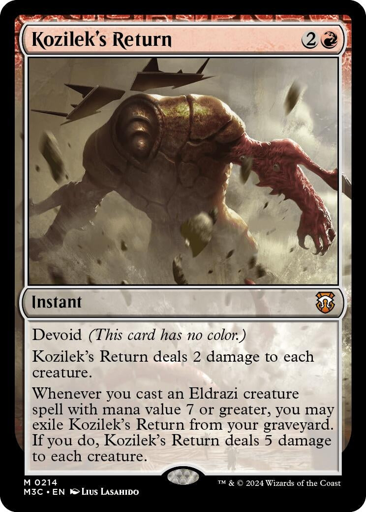 Image for Kozilek's Return (214) (M3C) - Magic: The Gathering