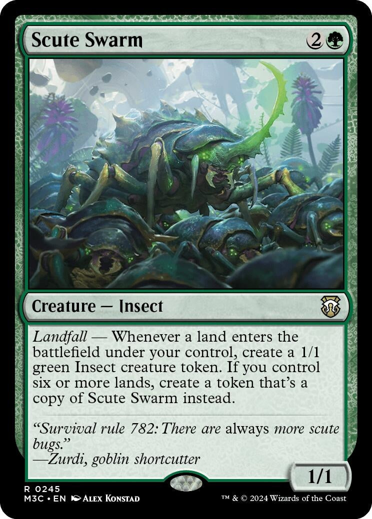 Image for Scute Swarm (245) (M3C) - Magic: The Gathering