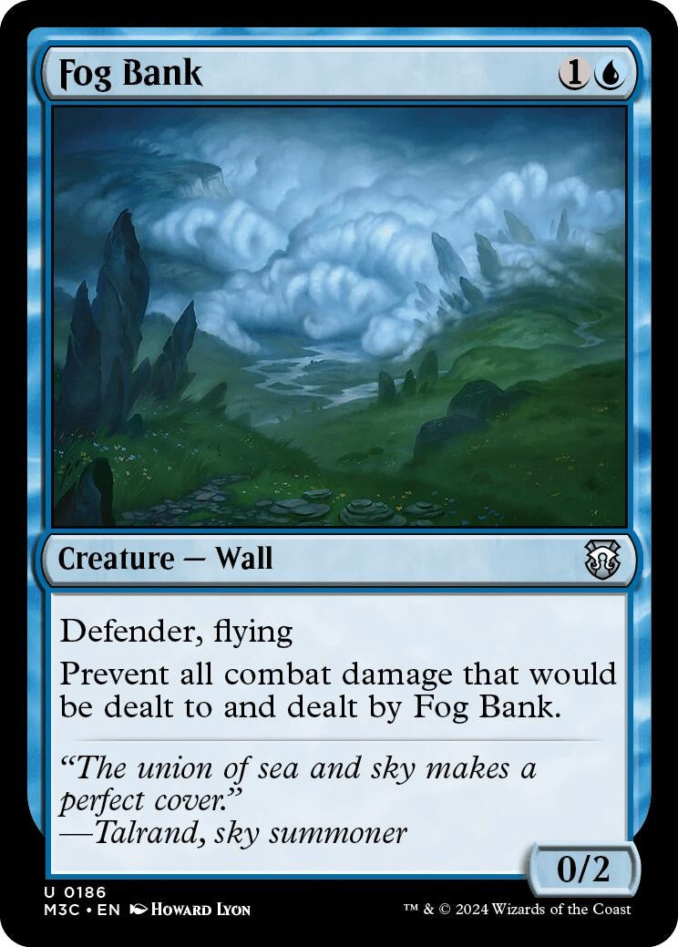 Image for Fog Bank (186) (M3C) - Magic: The Gathering