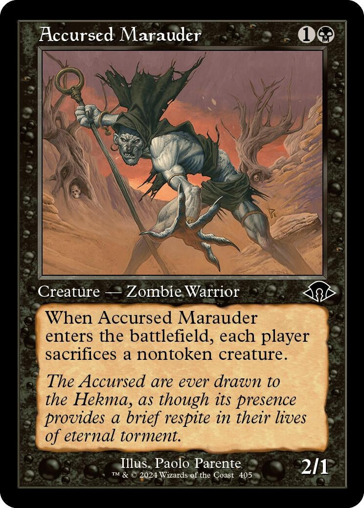 Accursed Marauder (Retro Frame) (405) (MH3) Japanese