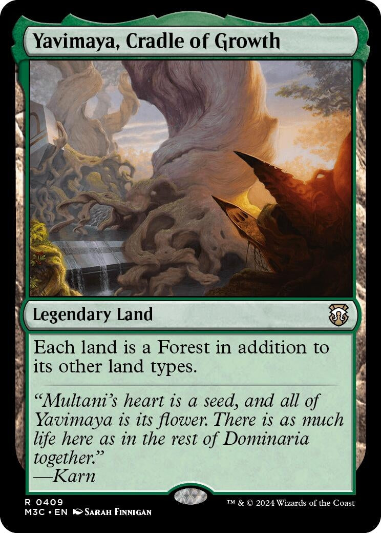 Image for Yavimaya, Cradle of Growth (409) (M3C) - Magic: The Gathering