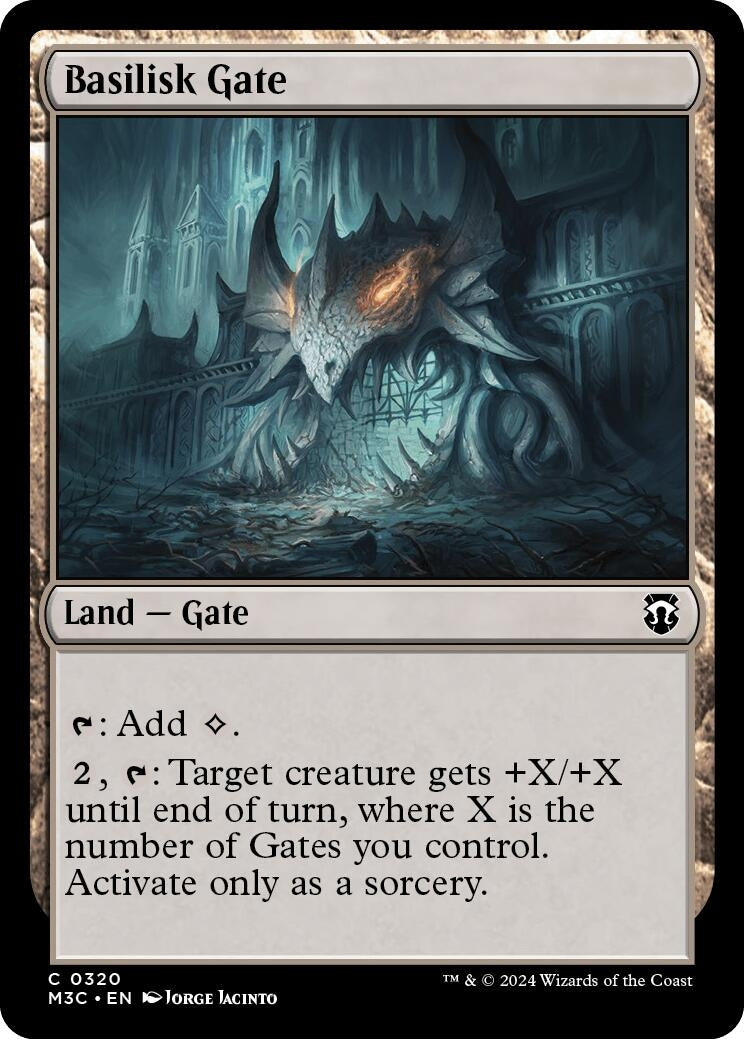 Image for Basilisk Gate (Ripple Foil) (320) (M3C) - Magic: The Gathering