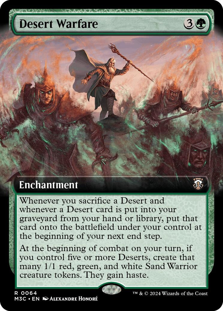 Image for Desert Warfare (Extended Art) (64) (M3C) - Magic: The Gathering