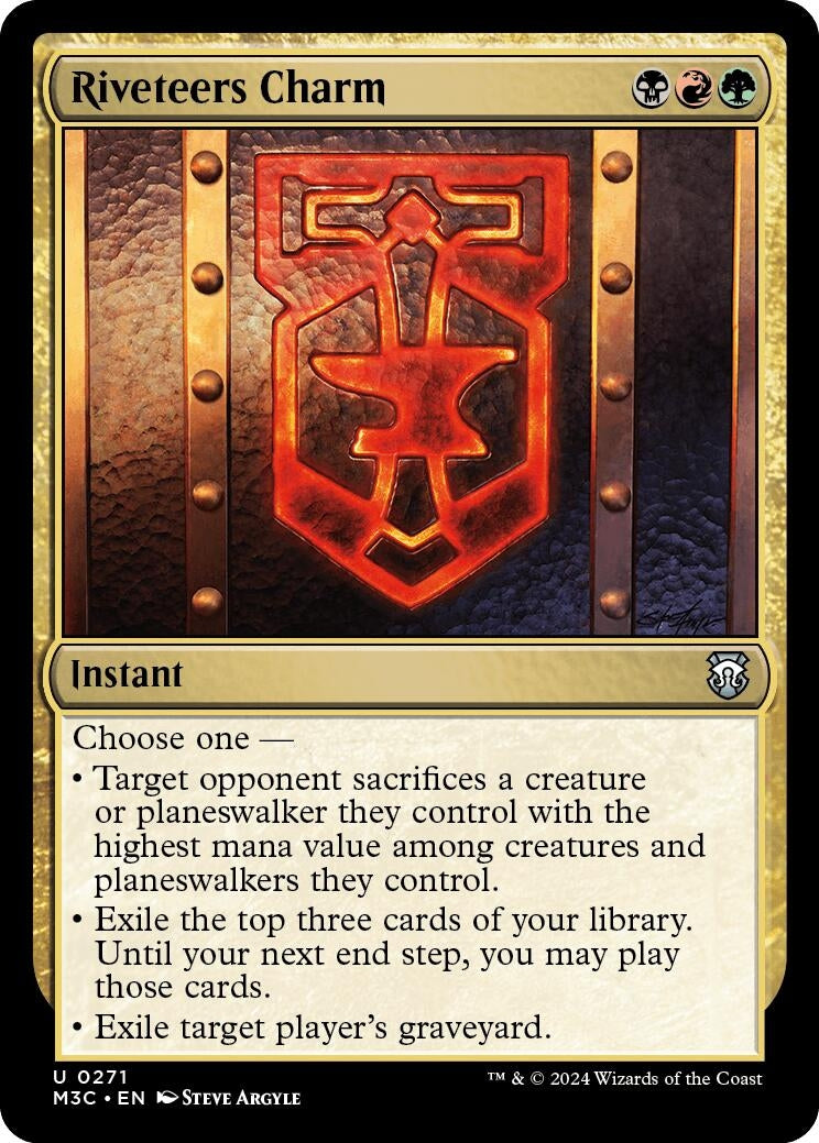 Image for Riveteers Charm (271) (M3C) - Magic: The Gathering