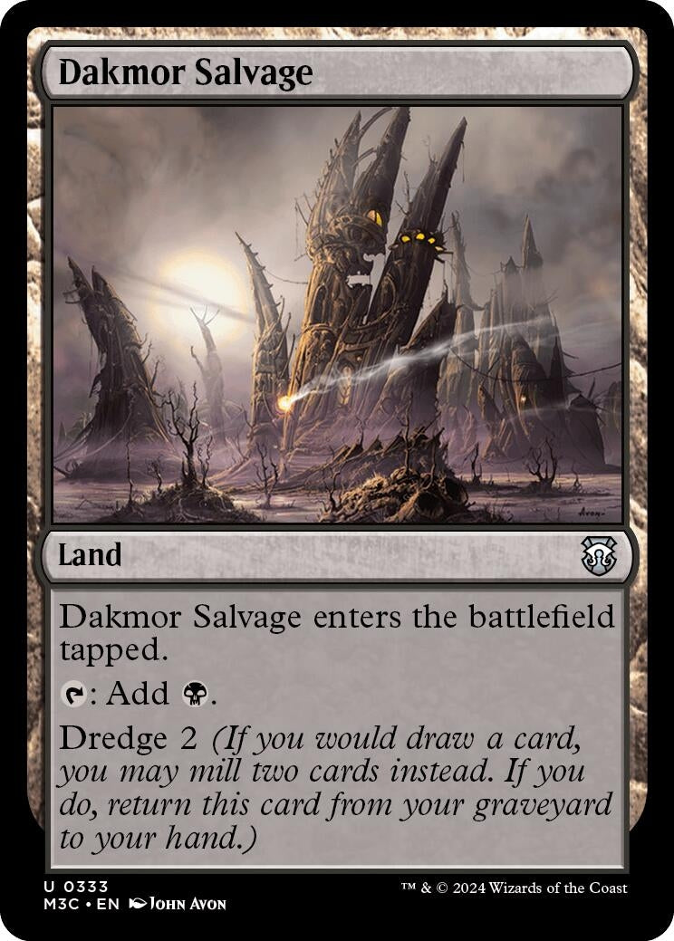 Image for Dakmor Salvage (Ripple Foil) (333) (M3C) - Magic: The Gathering