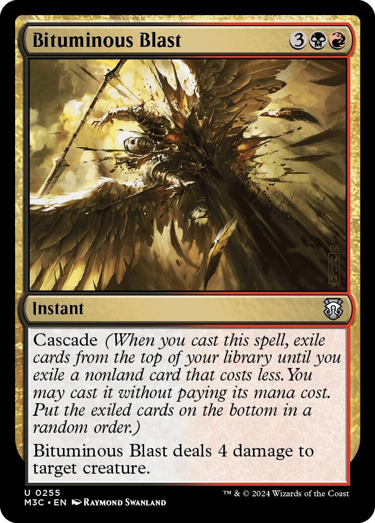 Image for Bituminous Blast (Ripple Foil) (255) (M3C) - Magic: The Gathering