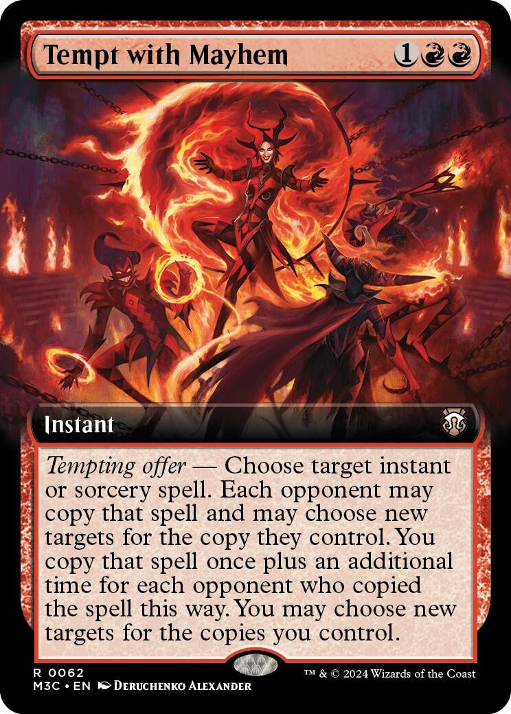 Image for Tempt with Mayhem (Extended Art) (62) (M3C) - Magic: The Gathering