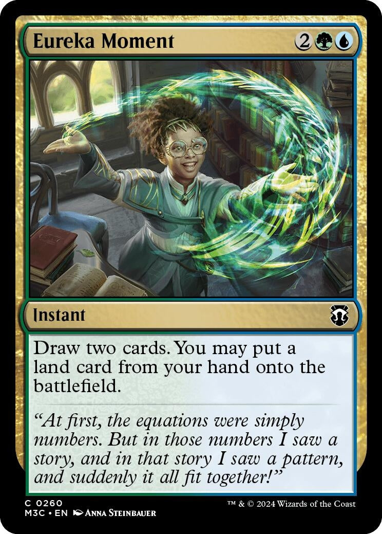 Image for Eureka Moment (Ripple Foil) (260) (M3C) - Magic: The Gathering