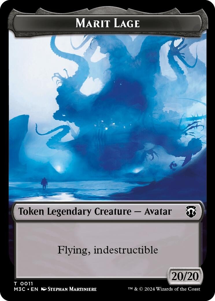 Image for Marit Lage // Sand Warrior Double-Sided Token (11 // 23) (M3C) - Magic: The Gathering