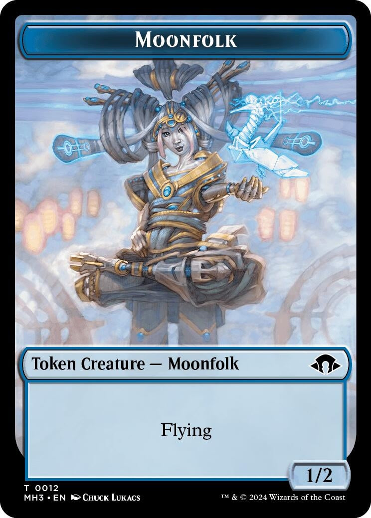 Image for Moonfolk // Energy Reserve Double-Sided Token (12 // 36) (MH3) - Magic: The Gathering