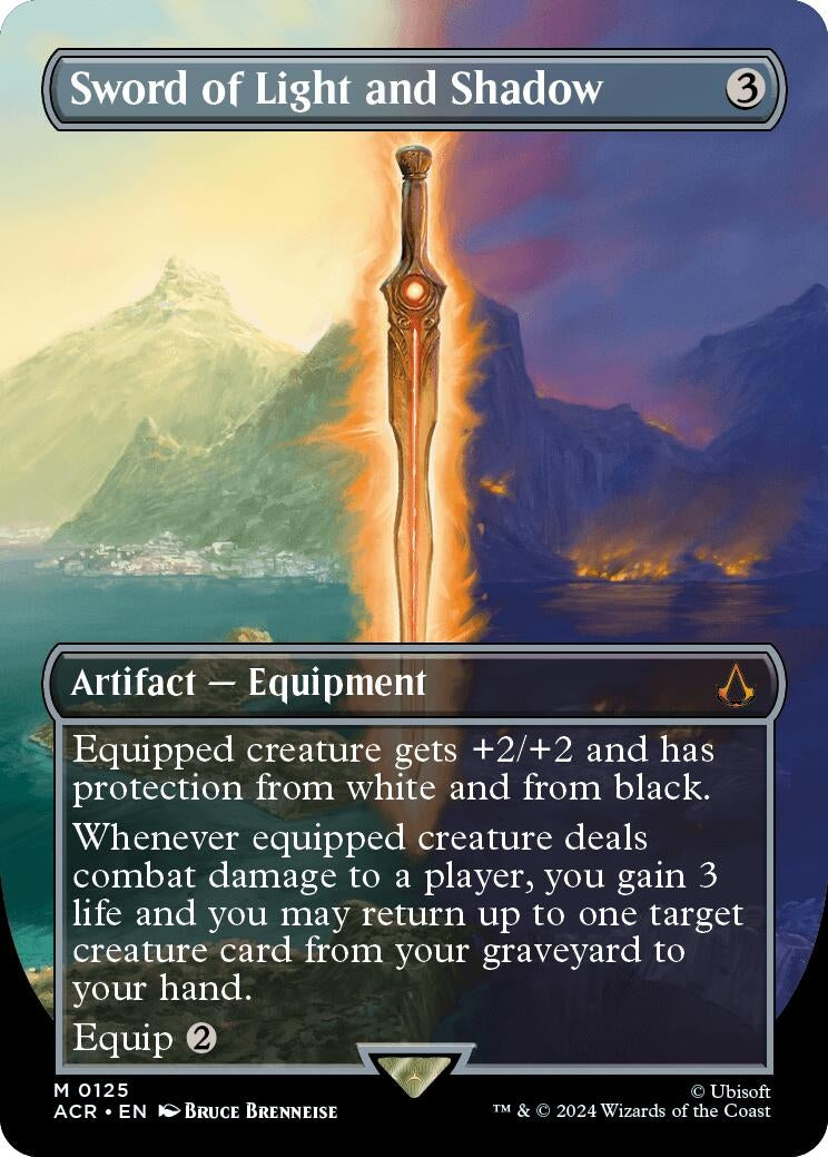 Image for Sword of Light and Shadow (Borderless) (125) (ACR) - Magic: The Gathering