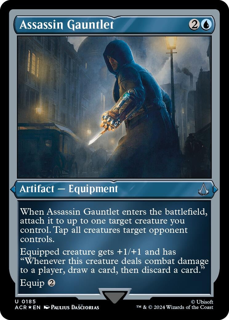 Image for Assassin Gauntlet (Foil Etched) (185) (ACR) - Magic: The Gathering