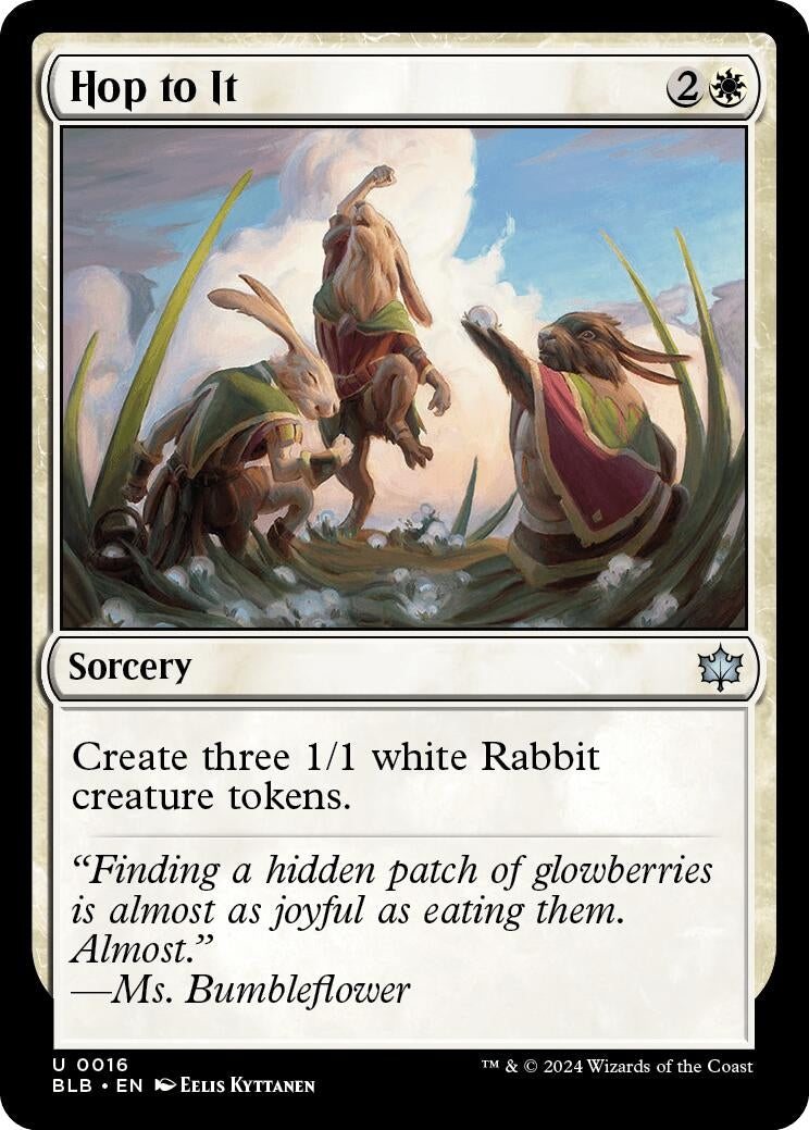 Image for Hop to It (16) (BLB) - Magic: The Gathering