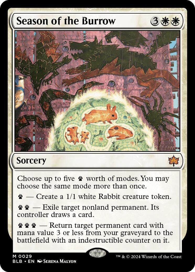 Image for Season of the Burrow (29) (BLB) - Magic: The Gathering