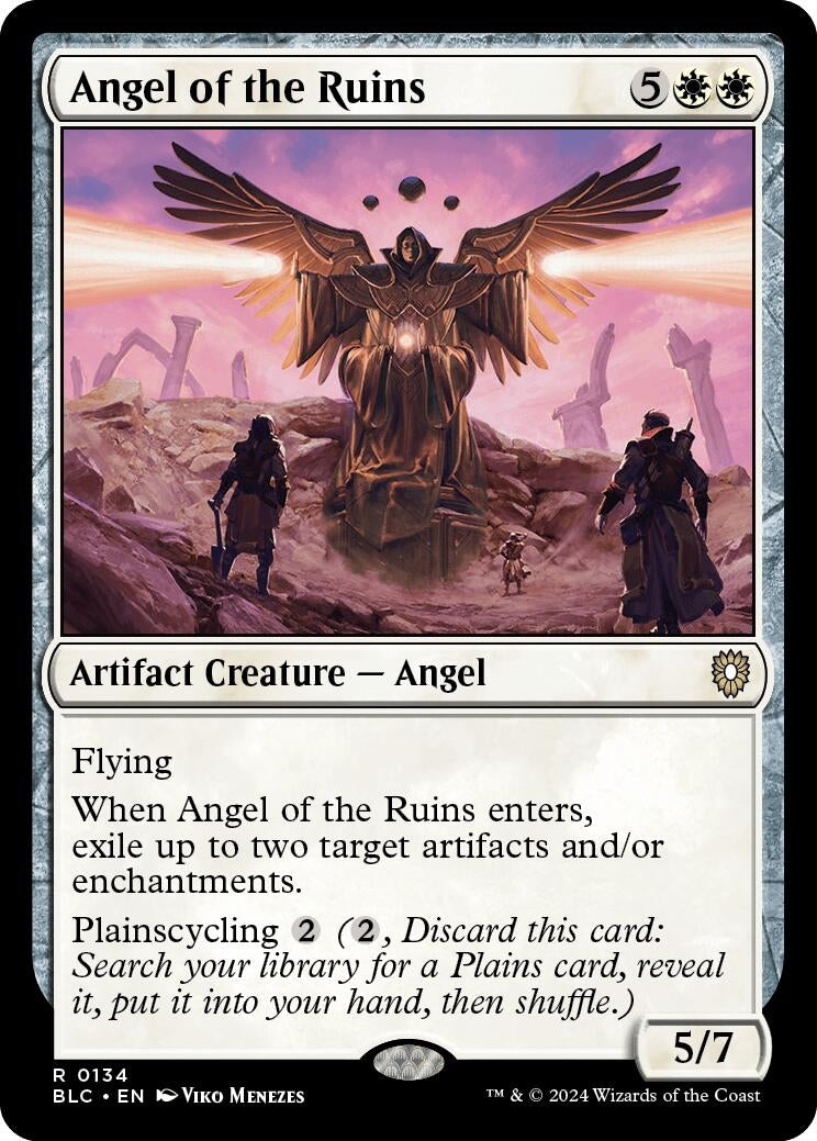 Image for Angel of the Ruins (134) (BLC) - Magic: The Gathering