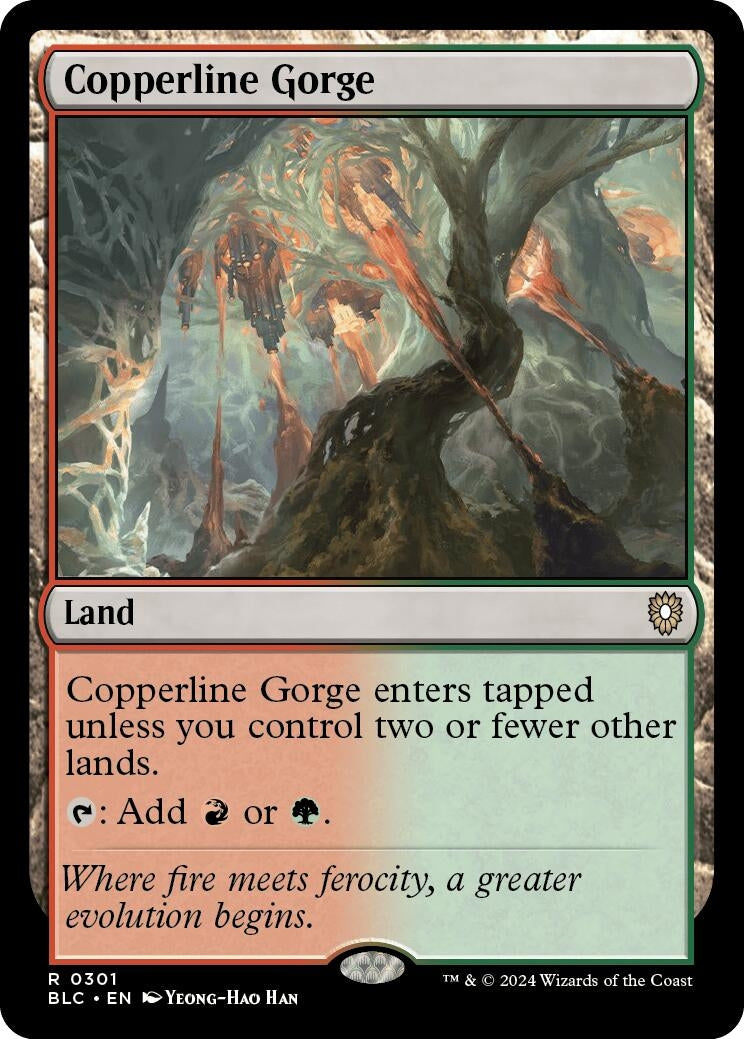 Image for Copperline Gorge (301) (BLC) - Magic: The Gathering