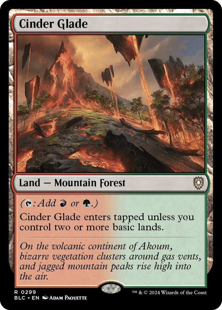 Image for Cinder Glade (299) (BLC) - Magic: The Gathering