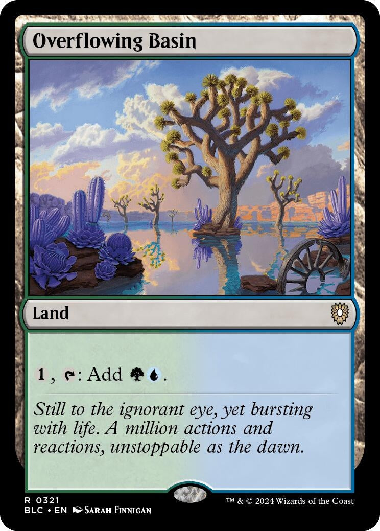 Image for Overflowing Basin (321) (BLC) - Magic: The Gathering