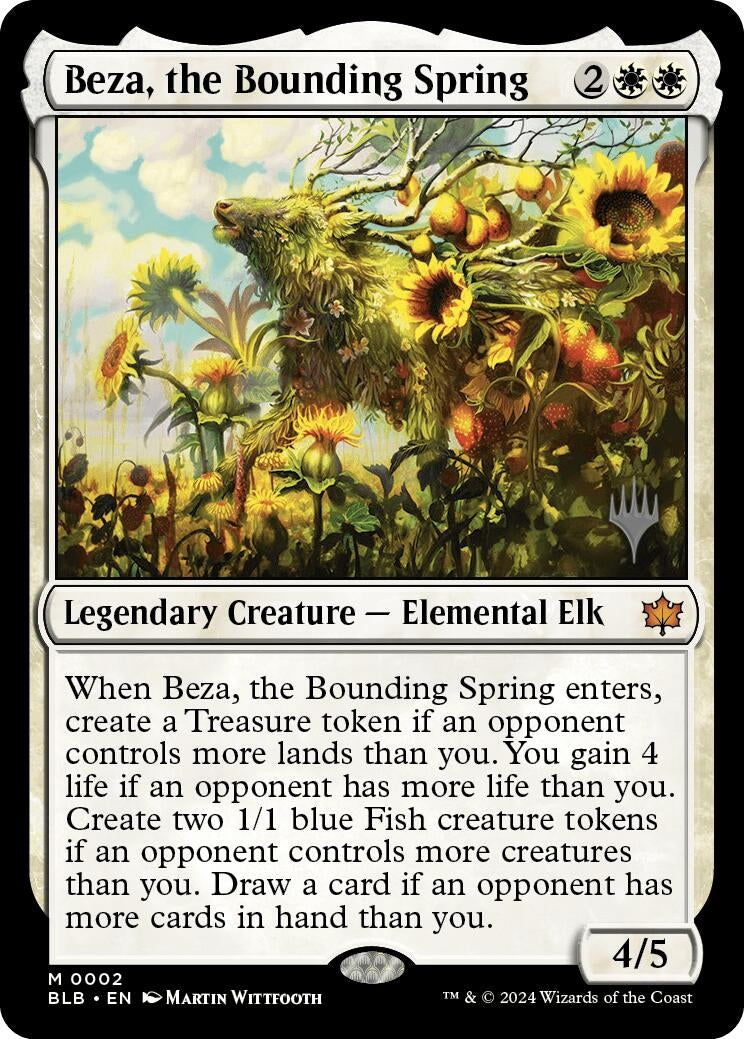 Image for Beza, the Bounding Spring (2) (PPBLB) - Magic: The Gathering