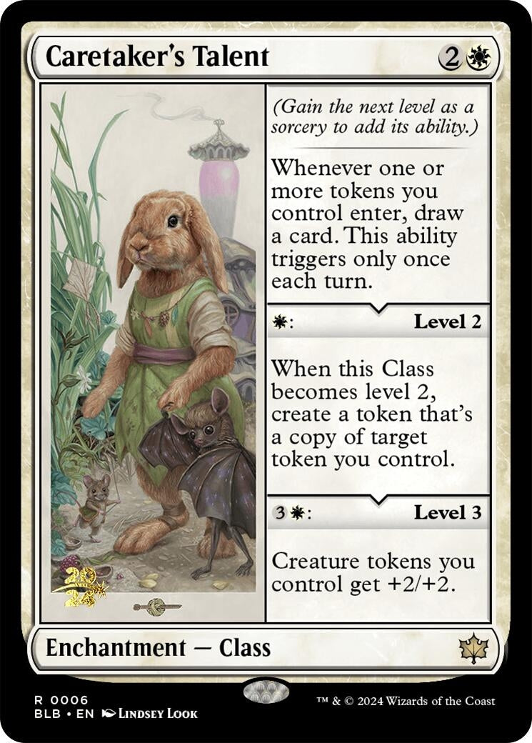 Image for Caretaker's Talent (6) (PRE) - Magic: The Gathering